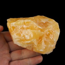 KALCYT POMARAŃCZOWY - BRYŁKA - 92 mm - MEKSYK