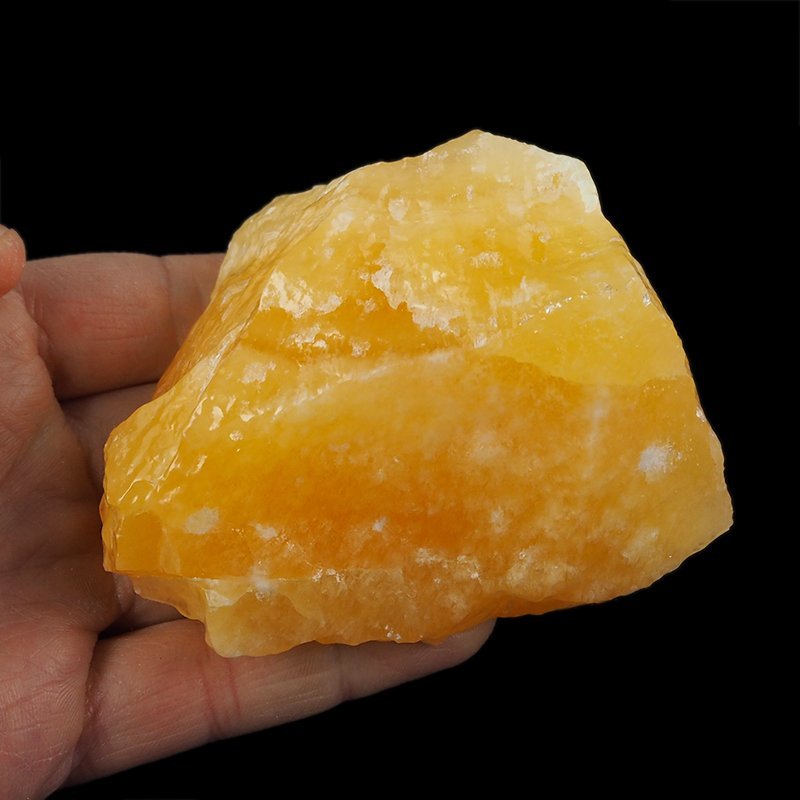 KALCYT POMARAŃCZOWY - BRYŁKA - 87 mm - MEKSYK