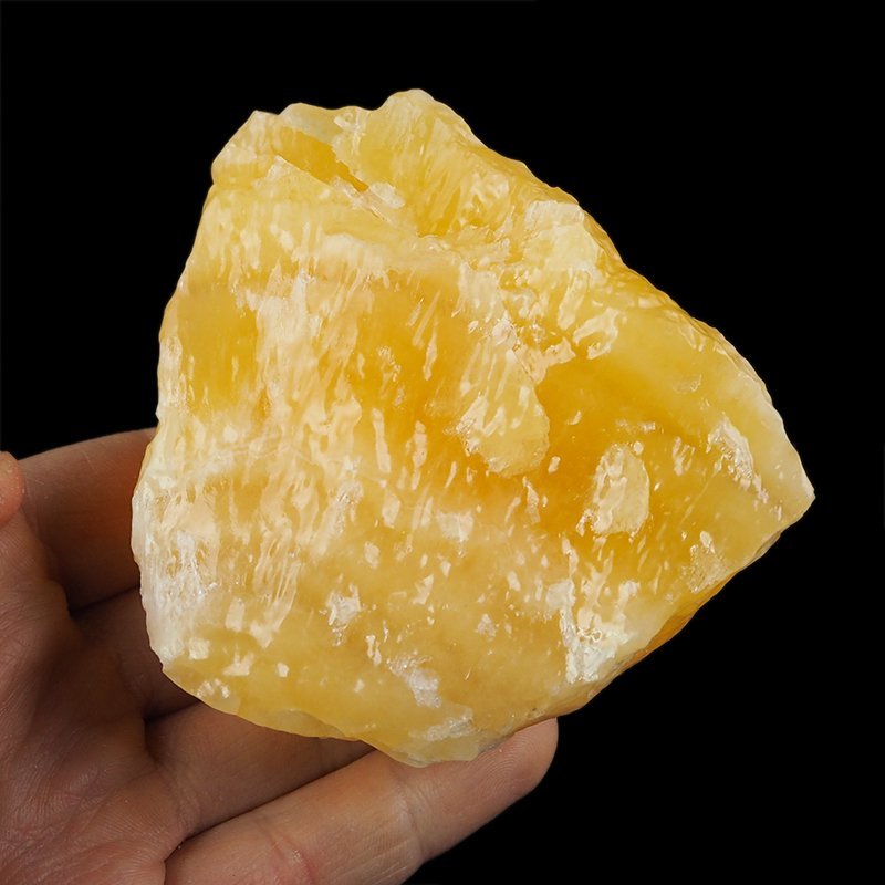 KALCYT POMARAŃCZOWY - BRYŁKA - 87 mm - MEKSYK