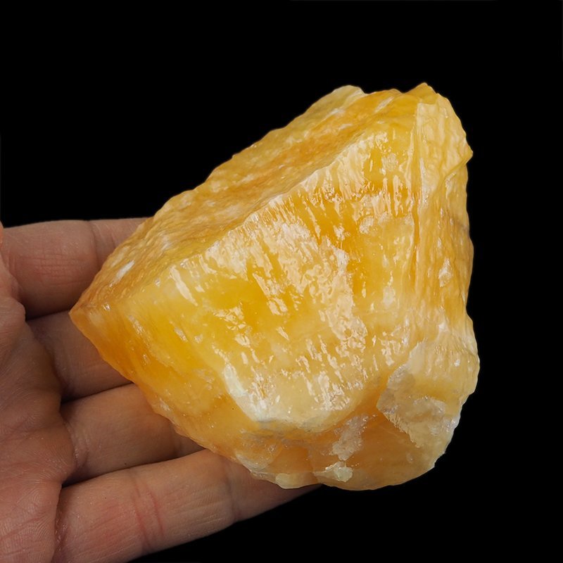 KALCYT POMARAŃCZOWY - BRYŁKA - 87 mm - MEKSYK