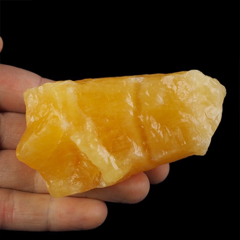 KALCYT POMARAŃCZOWY - BRYŁKA - 92 mm - MEKSYK