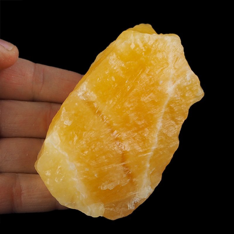 KALCYT POMARAŃCZOWY - BRYŁKA - 92 mm - MEKSYK