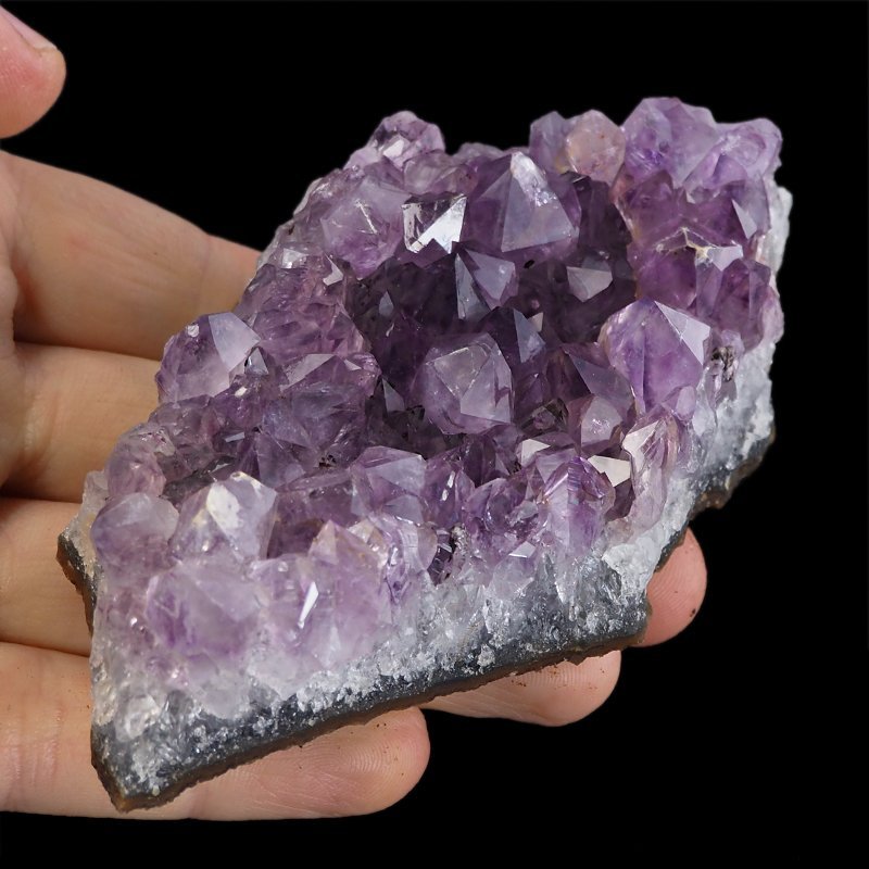 AMETYST- SZCZOTKA KRYSTALICZNA - 110 mm - URUGWAJ