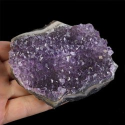 AMETYST- SZCZOTKA KRYSTALICZNA - 98 mm - URUGWAJ