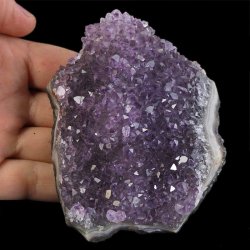 AMETYST- SZCZOTKA KRYSTALICZNA - 98 mm - URUGWAJ