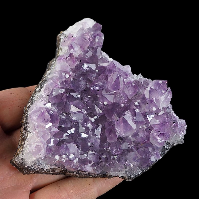 AMETYST- SZCZOTKA KRYSTALICZNA - 88 mm - URUGWAJ