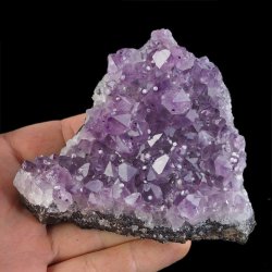 AMETYST- SZCZOTKA KRYSTALICZNA - 88 mm - URUGWAJ