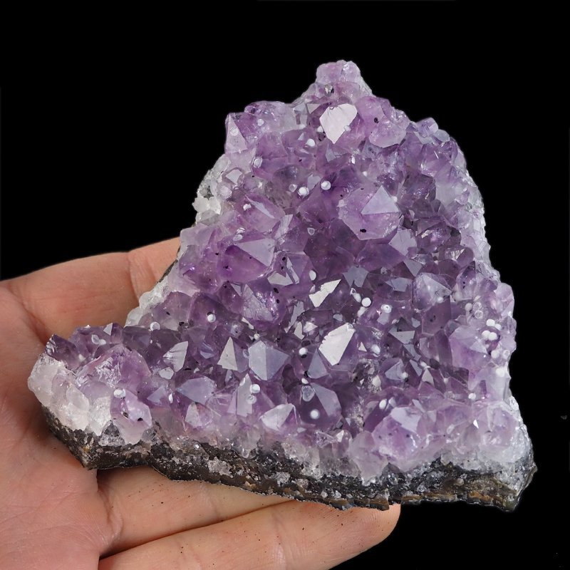 AMETYST- SZCZOTKA KRYSTALICZNA - 88 mm - URUGWAJ