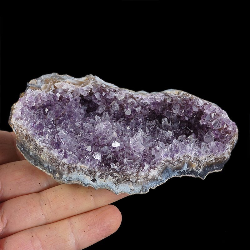 AMETYST- SZCZOTKA KRYSTALICZNA - 107 mm - URUGWAJ