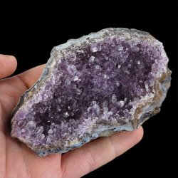 AMETYST- SZCZOTKA KRYSTALICZNA - 107 mm - URUGWAJ