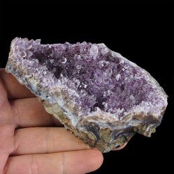 AMETYST- SZCZOTKA KRYSTALICZNA - 107 mm - URUGWAJ