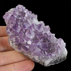 AMETYST- SZCZOTKA KRYSTALICZNA - 85 mm - URUGWAJ