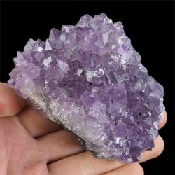 AMETYST- SZCZOTKA KRYSTALICZNA - 88 mm - URUGWAJ