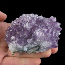 AMETYST- SZCZOTKA KRYSTALICZNA - 88 mm - URUGWAJ