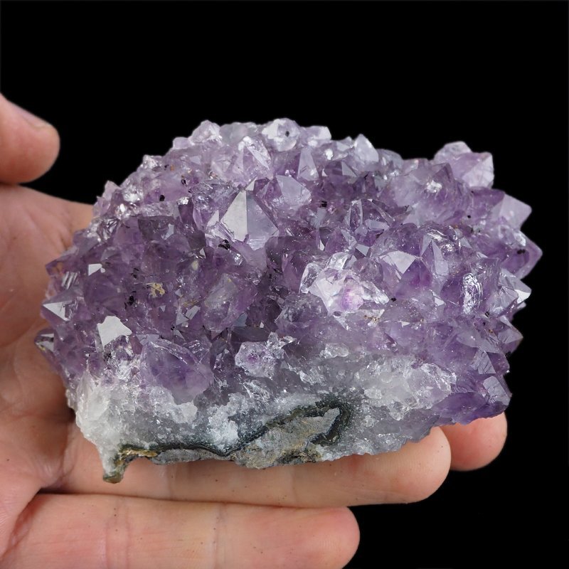 AMETYST- SZCZOTKA KRYSTALICZNA - 88 mm - URUGWAJ