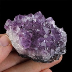 AMETYST- SZCZOTKA KRYSTALICZNA - 61 mm - URUGWAJ