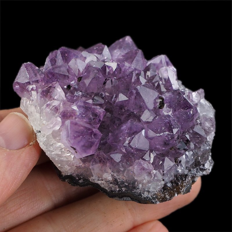 AMETYST- SZCZOTKA KRYSTALICZNA - 61 mm - URUGWAJ