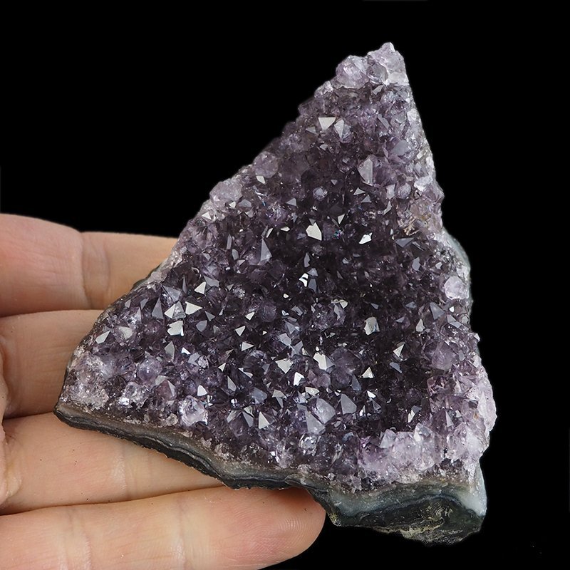 AMETYST- SZCZOTKA KRYSTALICZNA - 77 mm - URUGWAJ