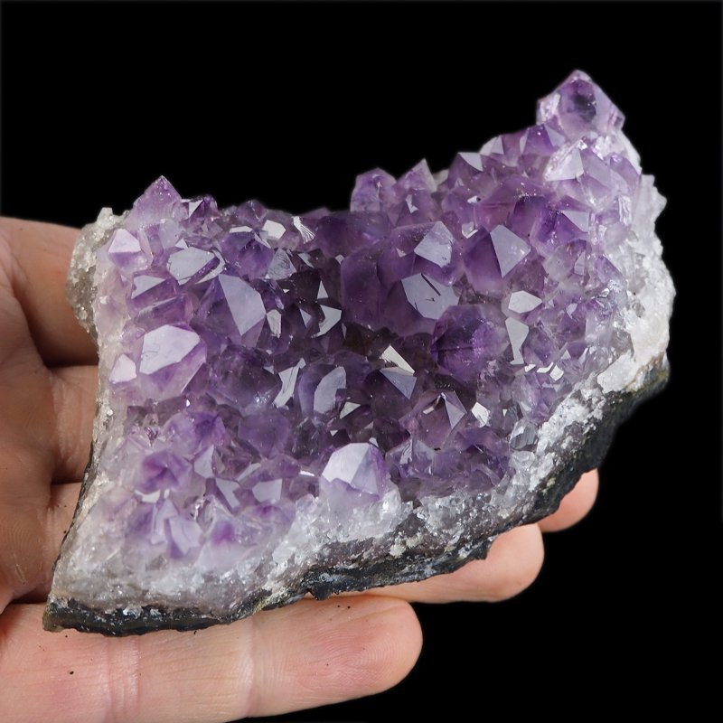 AMETYST- SZCZOTKA KRYSTALICZNA - 98 mm - URUGWAJ