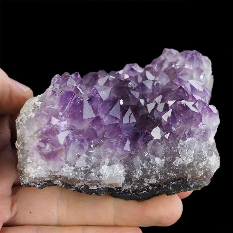 AMETYST- SZCZOTKA KRYSTALICZNA - 98 mm - URUGWAJ