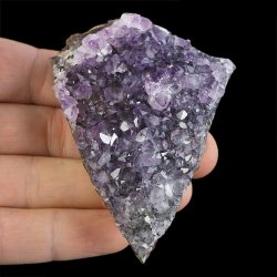 AMETYST- SZCZOTKA KRYSTALICZNA - 84 mm - URUGWAJ