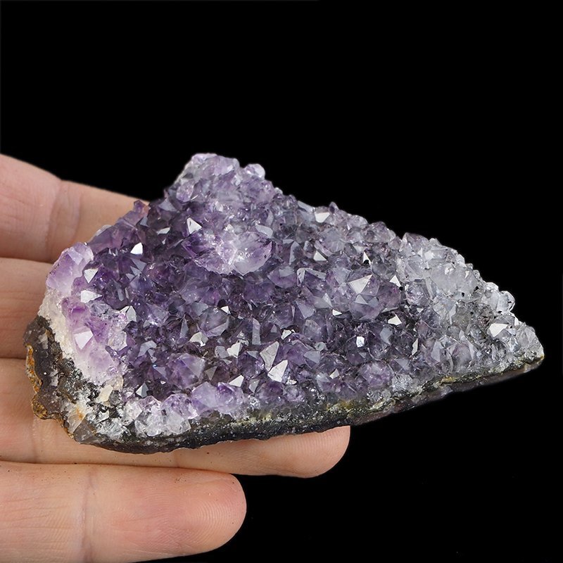 AMETYST- SZCZOTKA KRYSTALICZNA - 84 mm - URUGWAJ