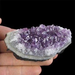 AMETYST- SZCZOTKA KRYSTALICZNA - 87 mm - URUGWAJ