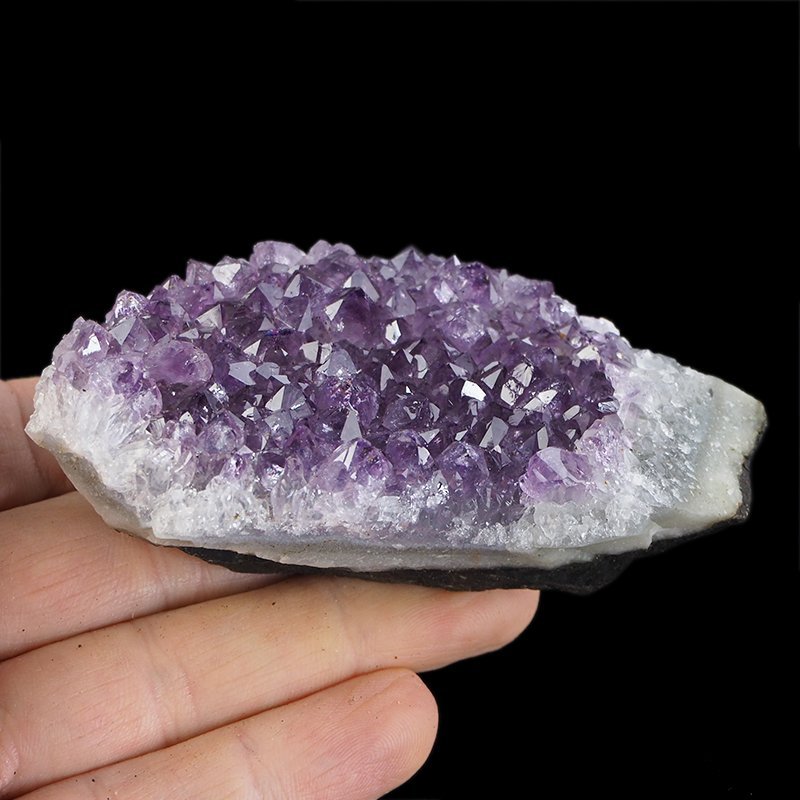 AMETYST- SZCZOTKA KRYSTALICZNA - 87 mm - URUGWAJ