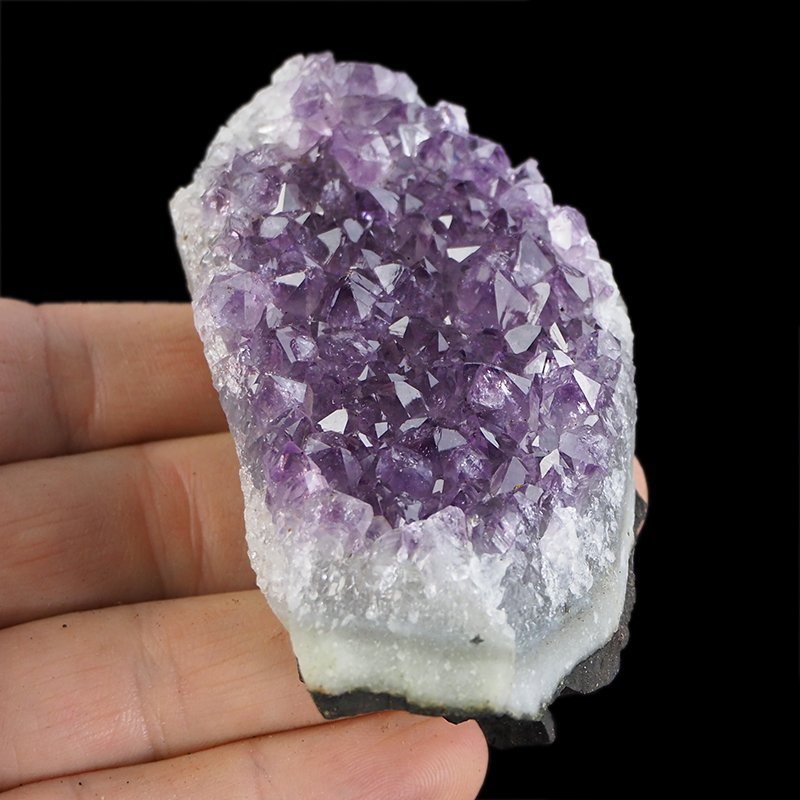 AMETYST- SZCZOTKA KRYSTALICZNA - 87 mm - URUGWAJ