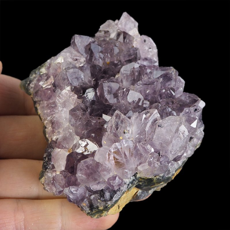 AMETYST- SZCZOTKA KRYSTALICZNA - 87 mm - URUGWAJ