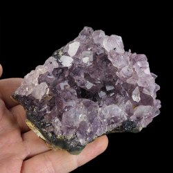 AMETYST- SZCZOTKA KRYSTALICZNA - 87 mm - URUGWAJ