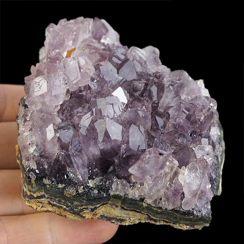 AMETYST- SZCZOTKA KRYSTALICZNA - 87 mm - URUGWAJ