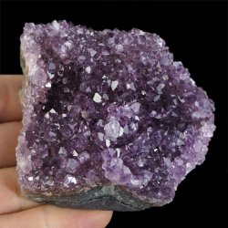 AMETYST- SZCZOTKA KRYSTALICZNA - 80 mm - URUGWAJ