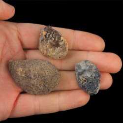 AGAT - ZESTAW TRZECH GEODEK - 28-43 mm  - BRAZYLIA