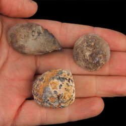 AGAT - ZESTAW TRZECH GEODEK - 28-40 mm  - BRAZYLIA