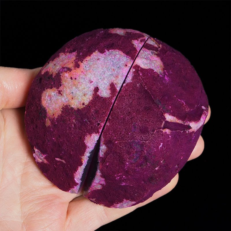 AGAT RÓŻOWY - DWIE POŁÓWKI - 86 mm - BRAZYLIA