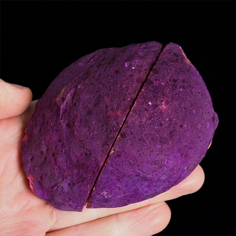 AGAT RÓŻOWY - DWIE POŁÓWKI - 81 mm - BRAZYLIA