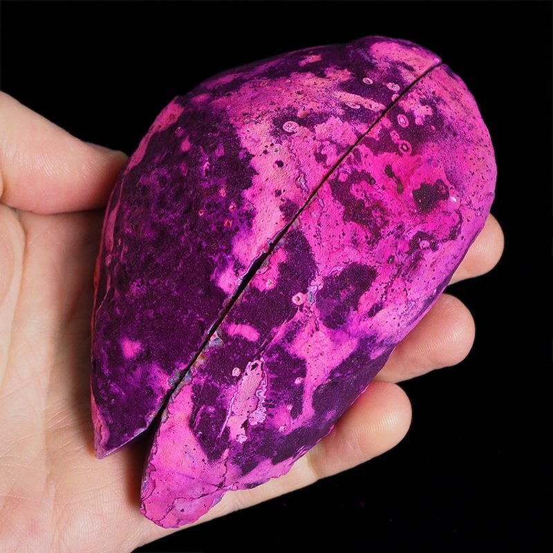 AGAT RÓŻOWY - DWIE POŁÓWKI - 109 mm - BRAZYLIA