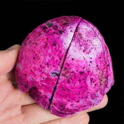 AGAT RÓŻOWY - DWIE POŁÓWKI - 77 mm - BRAZYLIA