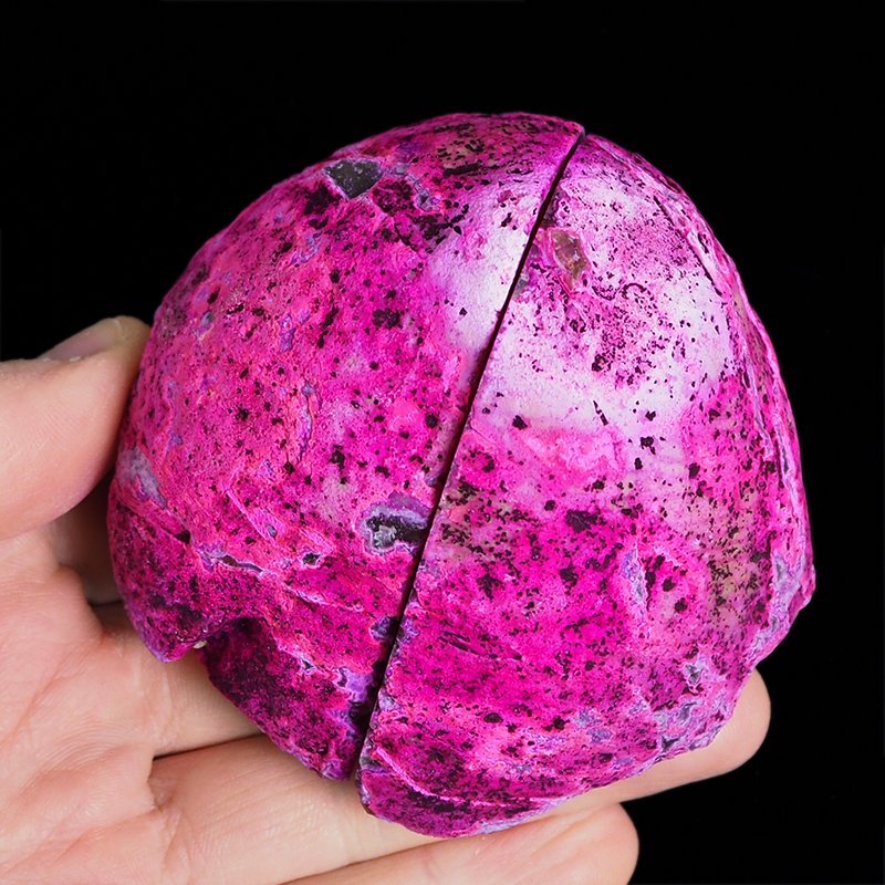 AGAT RÓŻOWY - DWIE POŁÓWKI - 77 mm - BRAZYLIA