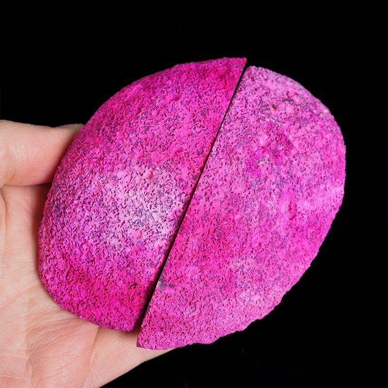 AGAT RÓŻOWY - DWIE POŁÓWKI - 108 mm - BRAZYLIA