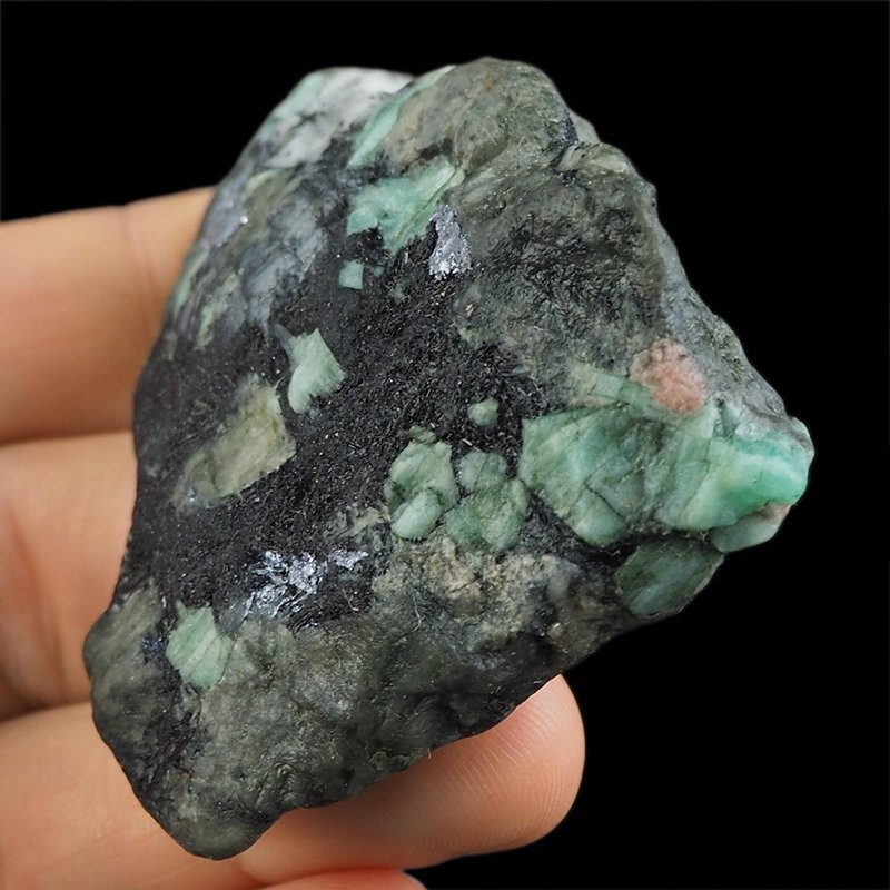 SZMARAGD, MOLIBDENIT - 69 mm - BRAZYLIA