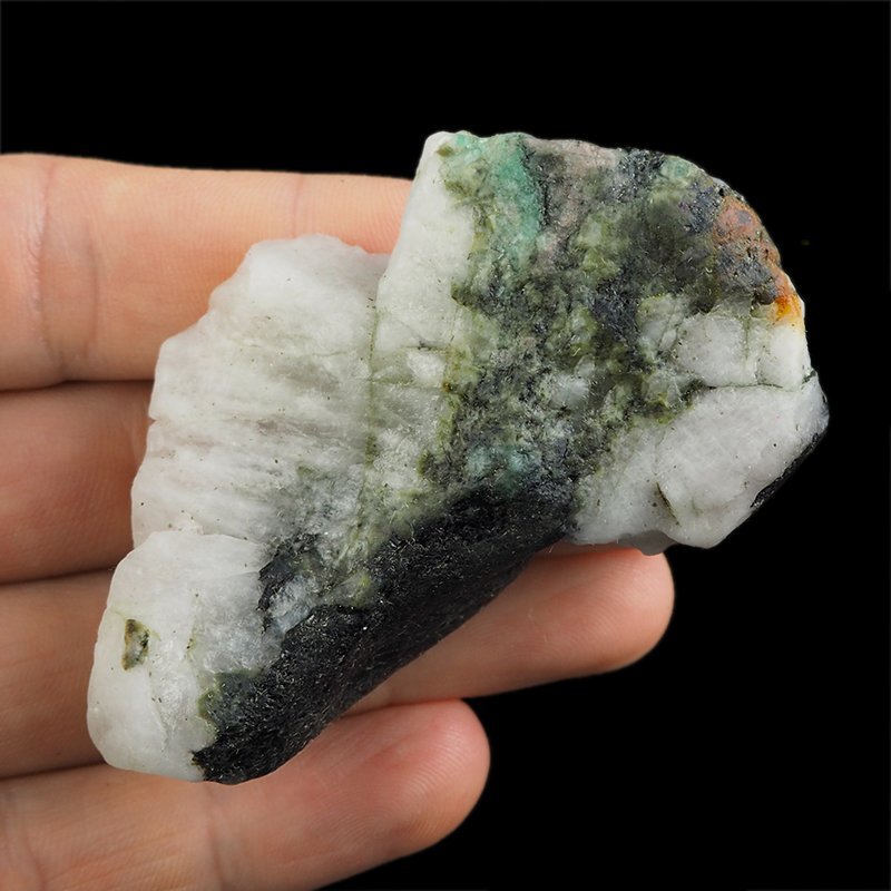 SZMARAGD, MOLIBDENIT - 71 mm - BRAZYLIA