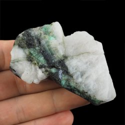 SZMARAGD, MOLIBDENIT - 71 mm - BRAZYLIA