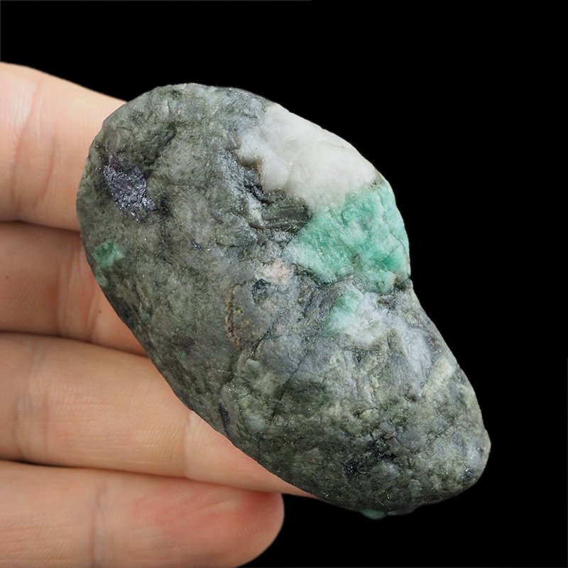 SZMARAGD, MOLIBDENIT - 67 mm - BRAZYLIA