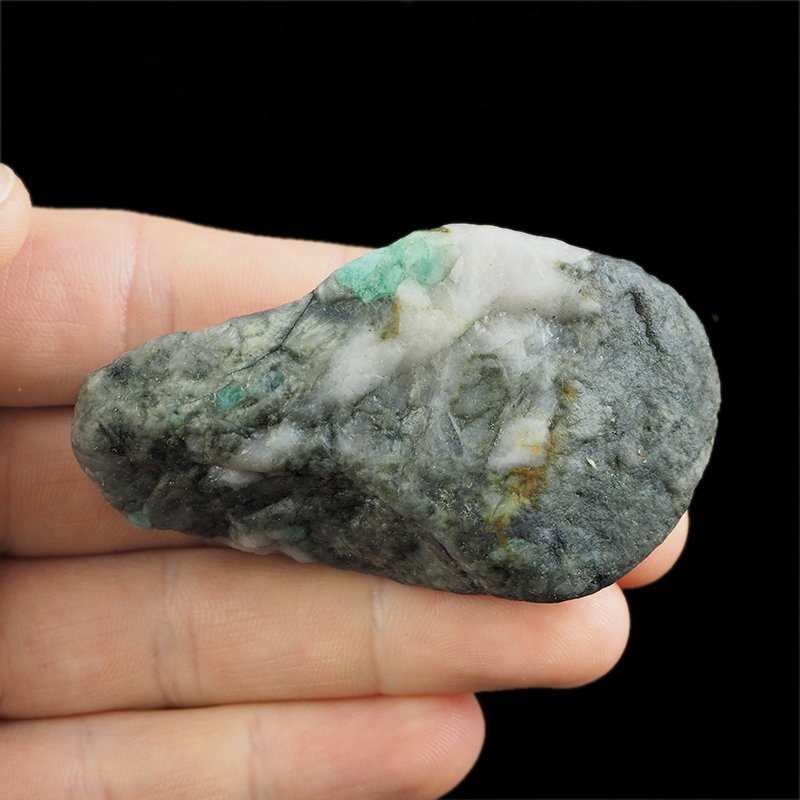 SZMARAGD, MOLIBDENIT - 67 mm - BRAZYLIA