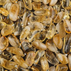 CYTRYN - WISIOREK Z NATURALNYM KAMIENIEM - 40-45 mm