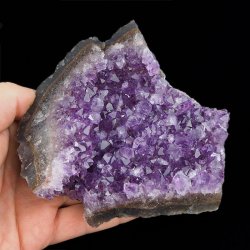 AMETYST- SZCZOTKA KRYSTALICZNA - 125 mm - URUGWAJ