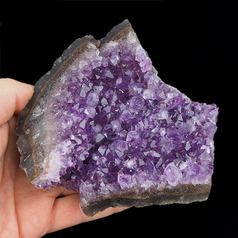 AMETYST- SZCZOTKA KRYSTALICZNA - 125 mm - URUGWAJ