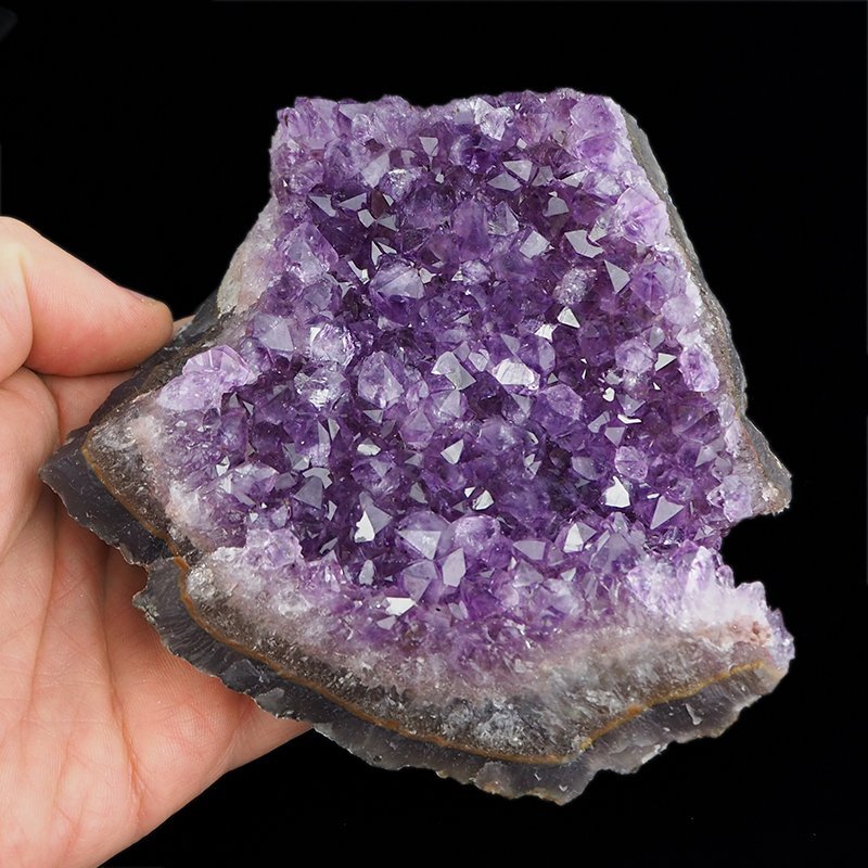 AMETYST- SZCZOTKA KRYSTALICZNA - 125 mm - URUGWAJ